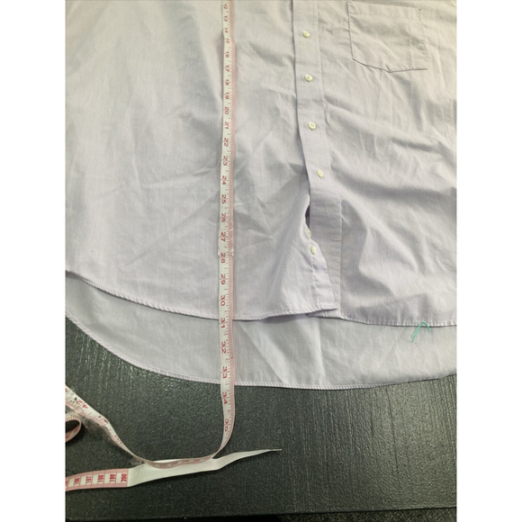 Donald Trump Men’s Dress Shirt Men 18 36/37 Button Up French Cuff - Picture 8 of 13